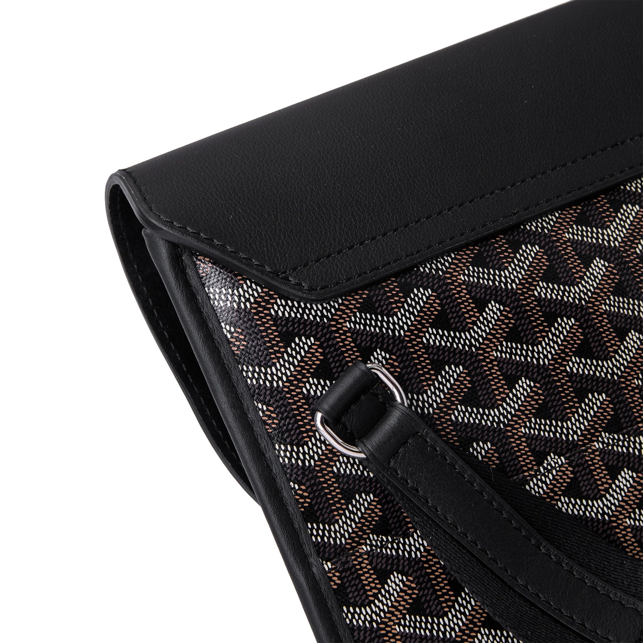 Image of Goyard Coursier Black Messenger Bag